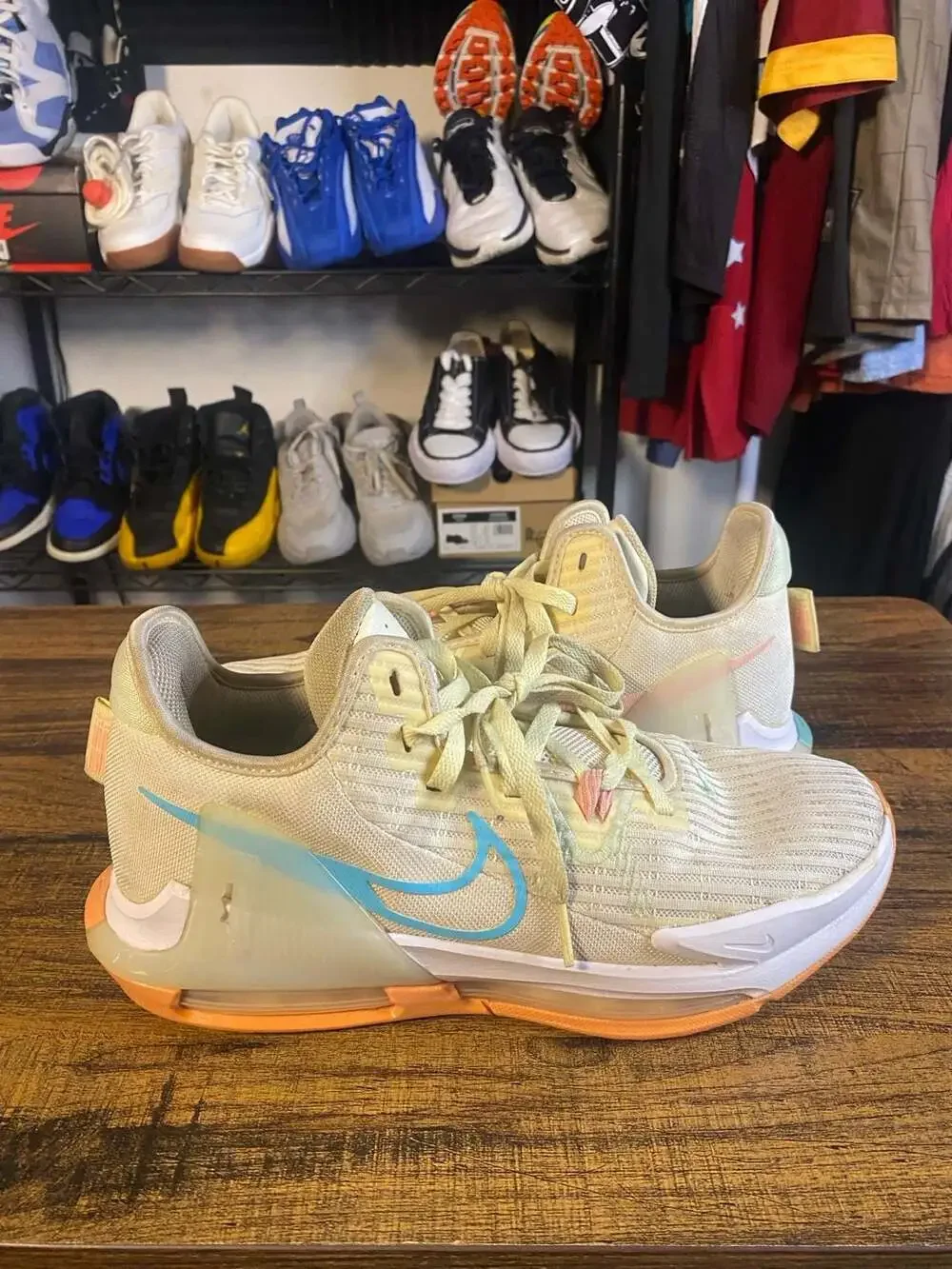 Nike LeBron Witness 6 'Easter' Coconut Milk Basketball Sneakers CZ4052-103